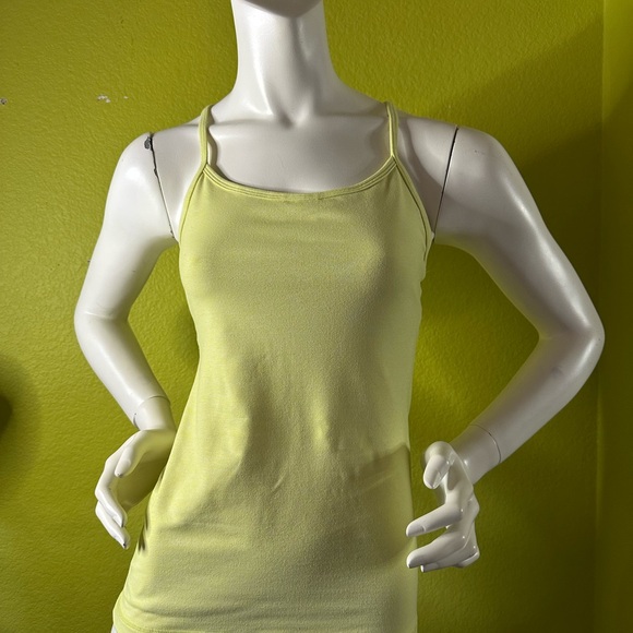 lululemon athletica Tops - Lululemon Yellow Tank Top with Built in Bra